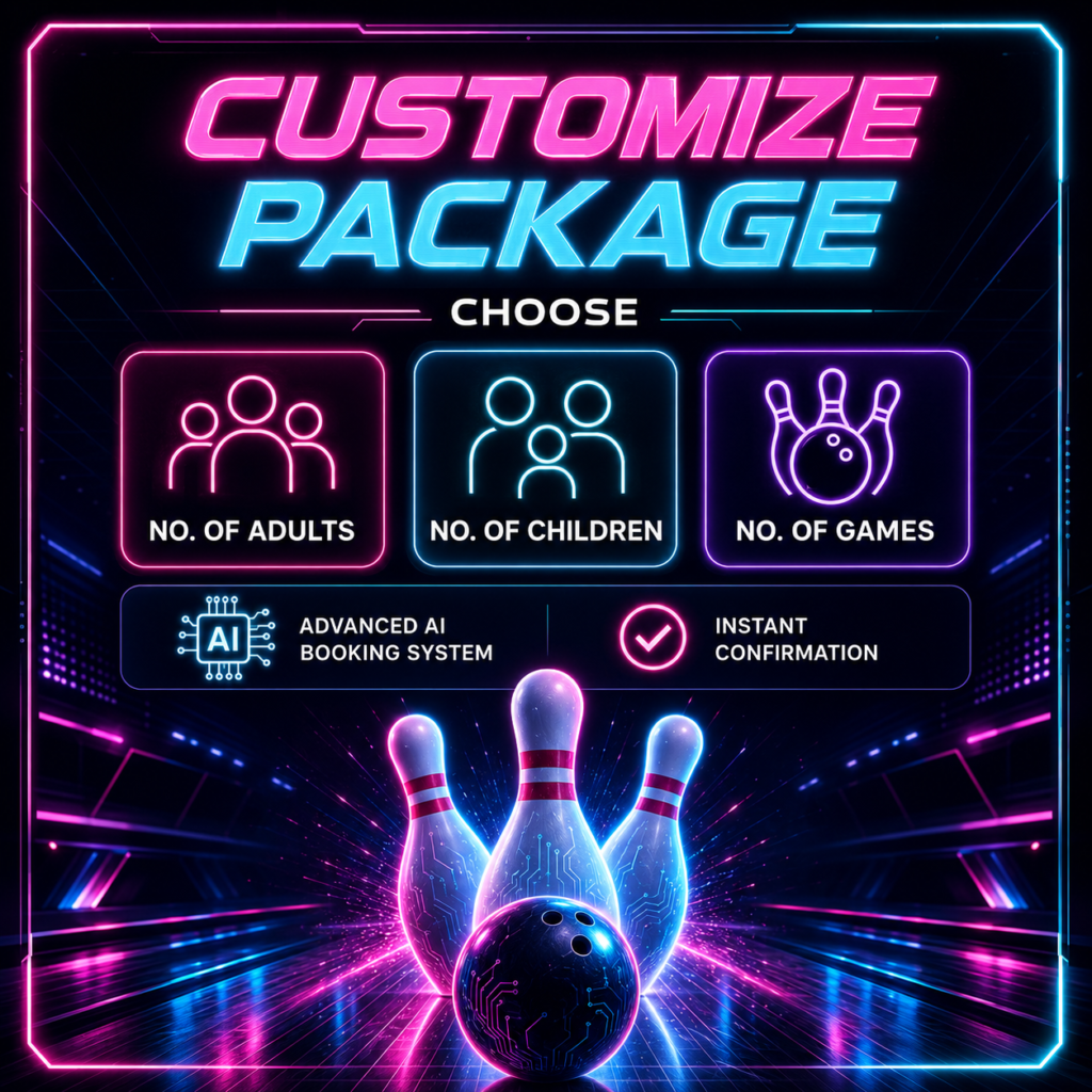 Customize booking for bowling packages in Hyde